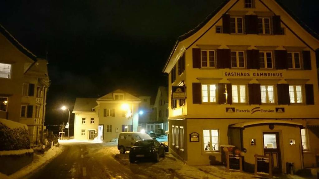 Pizzeria-Pension Gambrinus Walzenhausen Dış mekan fotoğraf